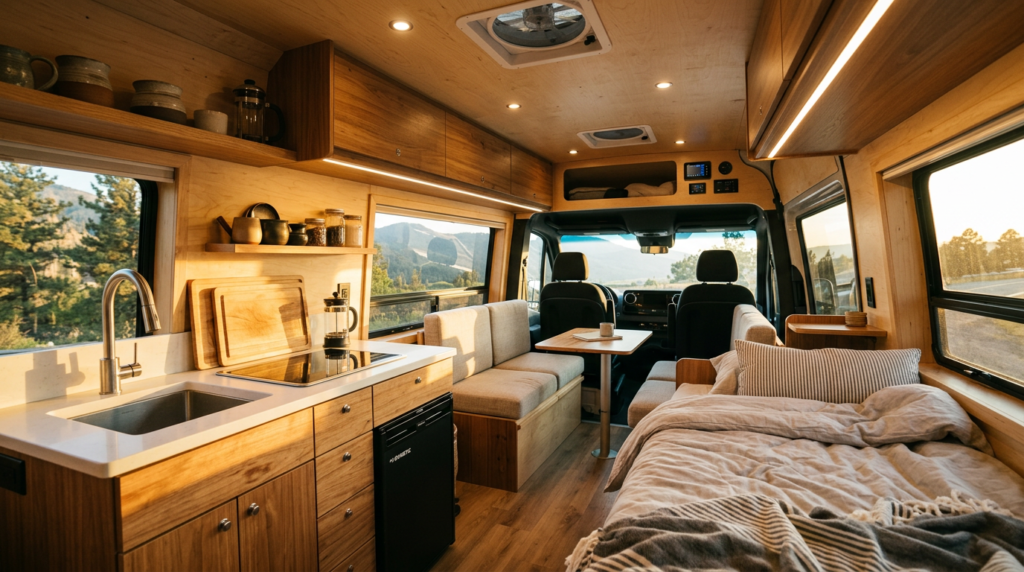 Sprinter Camper Van Interior: 6 Smart Design Solutions for Comfort